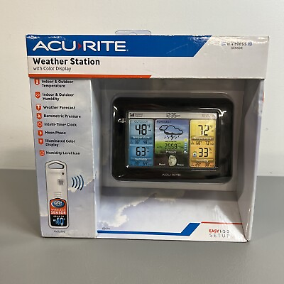 #ad AcuRite Weather Station w Color Display amp; Wireless Sensor 027074 $39.99