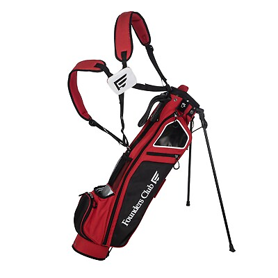 #ad Founders Club Lightweight Pencil Carry Sunday Golf Bag Dual Strap Stand $79.00