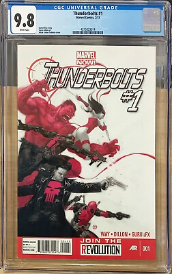 #ad Thunderbolts 1 CGC 9.8 2013 Tedesco cover look at this lineup👀 🔥🔥 $150.00