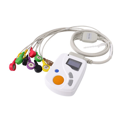 #ad Dynamic 24hours 12 Lead ECG EKG Holter Monitor Alalyzer Software CONTEC TLC6000 $499.00