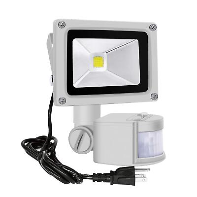 #ad Z Motion Sensor Flood Lights Outdoor10W Induction LED Lamp IP65 Waterproof ... $35.19