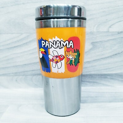 #ad Panama Canal Flag Tumbler Metal Insulated Cup $9.99