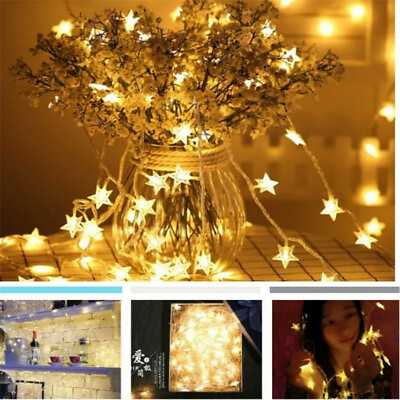 #ad LEDs Christmas String Lights Garden Path Yard Decor Lamp Outdoor Party Xmas Tree $4.79