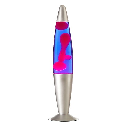 #ad 16quot; Pink Purple Lava Motion Volcano Lamp Pink Wax in Purple Liquid $22.99