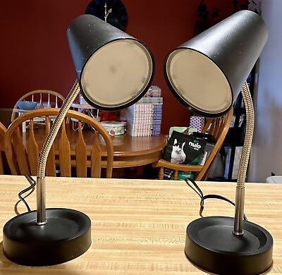 #ad #ad Set Of 2 Used Target Desk Lamps TESTED 100% FUNCTIONAL $15.00