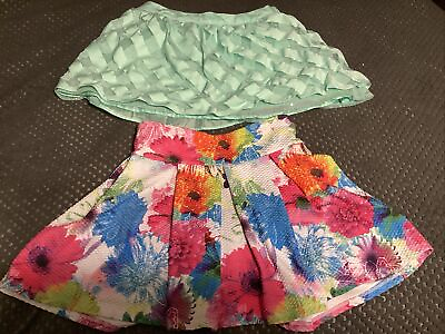 #ad Justice Skirt skort Lot Of Two Girls Size 13 Multicolored $12.00