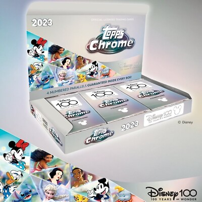 #ad 2023 Topps Chrome Disney 100 *YOU PICK* Base 1 100 *BUY 2 amp; SAVE* $2.29
