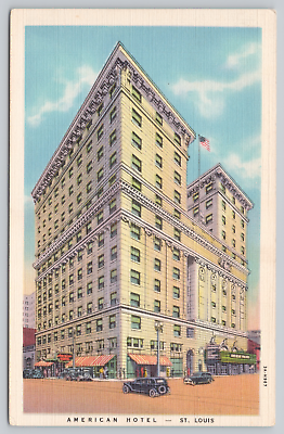 #ad Postcard American Hotel St. Louis MO $5.85