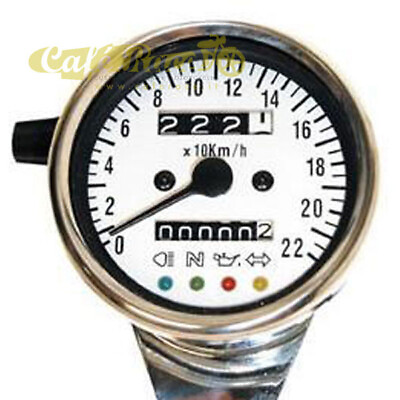 #ad Odometer Mechanical 60mm With Spies Chrome Plated Bottom Scale 220 K: 14 $129.61