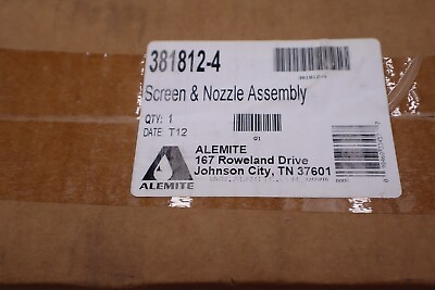 #ad ALEMITE 381812 4 SCREEN AND NOZZLE ASSEMBLY BRAND NEW STOCK 2965 $345.00