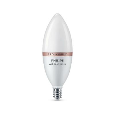 #ad Philips Light Bulb LED Dimmable Candle Smart Wi Fi Decorative Indoor White 40 W $24.95