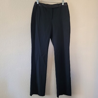 #ad LK Benett Womens Black 100% Wool Trousers Size 6 Judith Office Workwear Classic $34.99