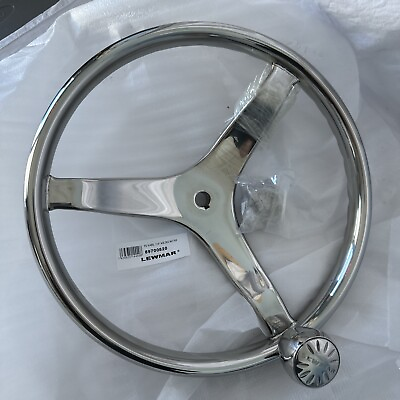#ad Lewmar Power Grip Boat Steering Wheel with M12 Welded Nut 13.5quot; Stainless Stee $193.45
