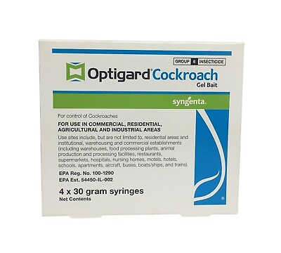 #ad Optigard Baiting Gel For Cockroaches 4 Tubes German Cockroaches Baiting Gel $32.00