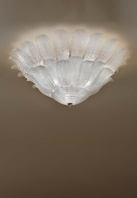 #ad Ceiling Of Luxury Glass Of Murano Grit Clear Classic MS 230 $11323.92