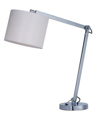 #ad Hotel Style 19quot;H 1 Light LED Table Lamp Polished Chrome Finish $37.77