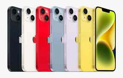 #ad Apple iPhone 14 128GB 256GB 512GB All Colors Excellent Condition $459.00
