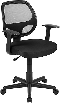 #ad Flash Fundamentals Mid Back Black Mesh Swivel Ergonomic Task Office Chair with A $135.38