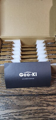 #ad Goo Ki Aged Brushed Brass Handle Cabinet Pull Drawer Handle 6 Pack $35.00