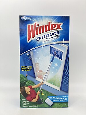 #ad Windex Outdoor All In One Glass And Window Cleaner Tool Starter Kit New $72.00