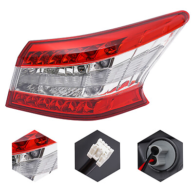 #ad LED Tail Lamp Brake Outer Passenger Light RH For 2013 2014 2015 Nissan Sentra $75.84