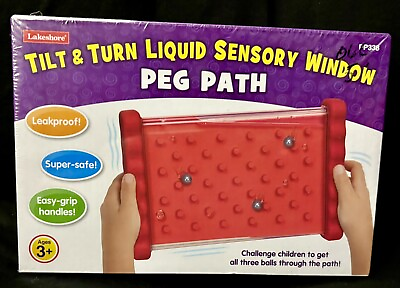 #ad Tiltand Turn Liquid Sensory Window Peg Path $14.99