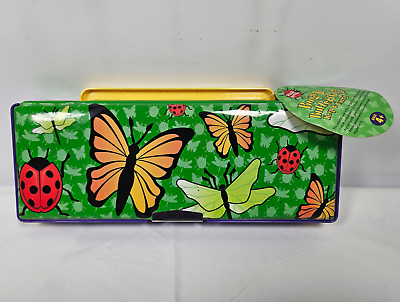 #ad Vintage Bugs amp; Butterflies Keep amp; Carry Case Zany Brainy 1999 Push Button NWT $29.95