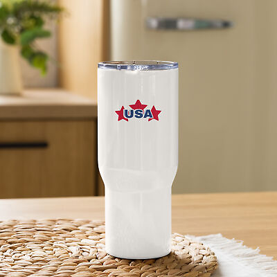 #ad USA Travel mug with a handle $29.49