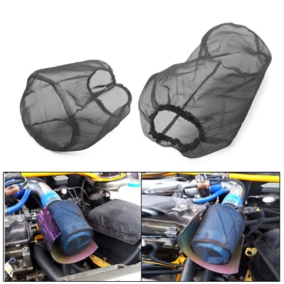#ad Universal Car Cone Air Filter Protective Cover Waterproof Oilproof Dustproof for $6.64