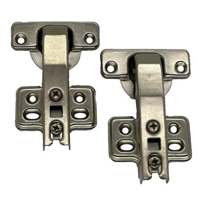 #ad 2 Piece Mini Hinges for Crafts Cabinet Hinges are Silver 180 Degree Full Cove $22.18