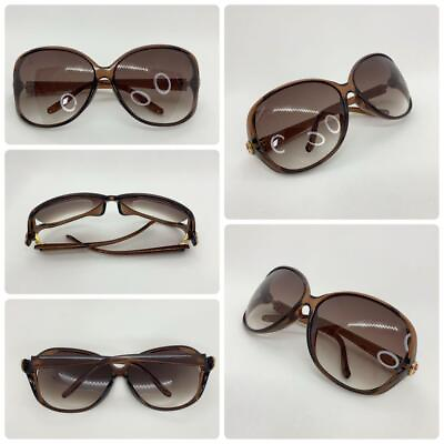 #ad GUCCI sunglasses GG3525KS heart GG Side Logo Butterfly Type Brown Ladies w case $265.60