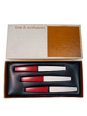 #ad Time amp; Work Savers Desk Tools Retro Atomic Vintage Loop 3 Piece Tool Set $23.99