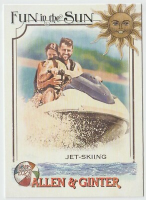 #ad 2023 Topps Allen and Ginter Fun in the Sun #FITS10 Jet Skiing $1.25