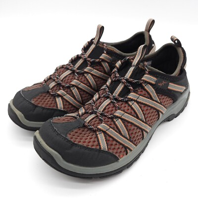 #ad Chaco Mens Size 9.5 Outcross EVO 2 Mesh Gunmetal Water Lace Up Hiking Shoes $39.99