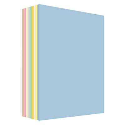 #ad Pastel Color Card Stock Paper 10 Assortment Colors of 10 Each 67 Lb Card Stoc... $51.36