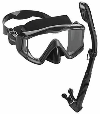 #ad Cressi Panoramic Wide View Mask with Dry Snorkel Set $59.99