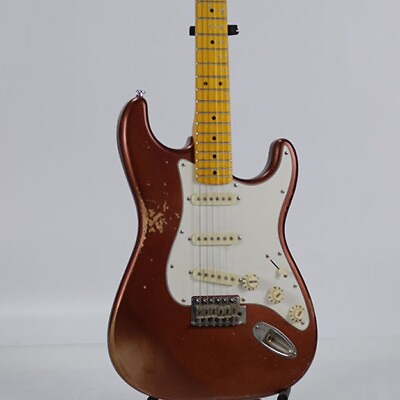 #ad Aged ST Electric Guitar Nitro Finish Alder Body Vintage Neck Tremolo Bridge $375.00