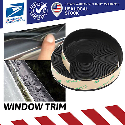#ad 26FT Weather Stripping Door Seal StripFoam Insulation Tape for Doors and Window $23.28