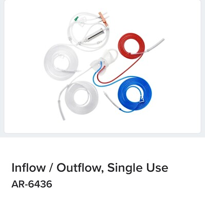 #ad Arthrex Arthroscopy Pump Inflow Outflow Tubing AR 6436 Single Use. One Each $255.00