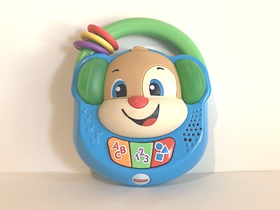 #ad USED 2017 MATTEL FISHER PRICE LAUGH N LEARN SING amp; LEARN MUSIC PLAYER TOY 3 $13.99