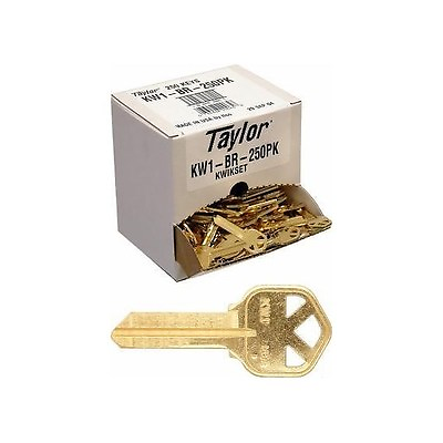 #ad Taylor KW1 Brass Key Blanks $79.99