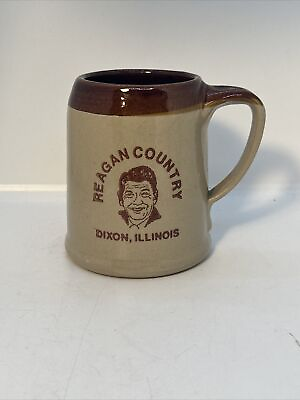 #ad Western Stoneware Mug “Ronald Reagan Country” Dixon IL Brandywine Inn GOP $7.99