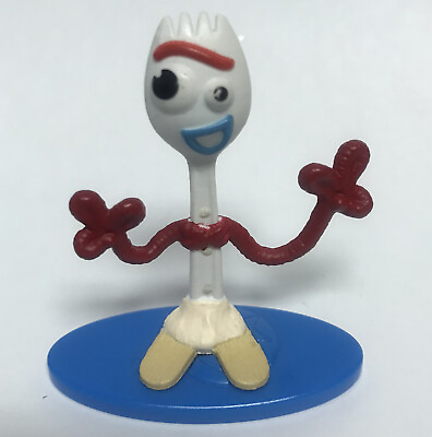 #ad Disney Forky Toy Story 4 Pixar Mini Figure Mattel Cake Topper Gift $4.99