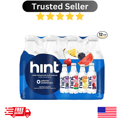 #ad Hint Water Best Sellers Pack Pack of 12 16 Ounce Bottles 3 Bottles Each Of: $18.99