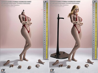 #ad TBLeague S53 S53A 1 6 female XL bust Plump Fat body figure 12quot; doll Seamless $70.00