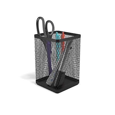 #ad TRU RED Stackable Wire Mesh Jumbo Pencil Holder TR57573 CC $10.99