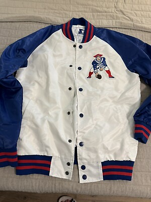 #ad New England Patriots NFL Starter Brand Jacket Adult Size Large $90.00