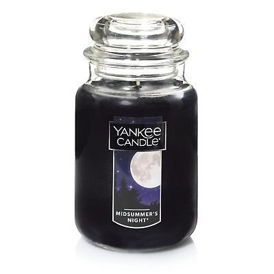 #ad Yankee Candle Midsummer#x27;s Night 22 oz Original Large Jar Scented Candle $16.88