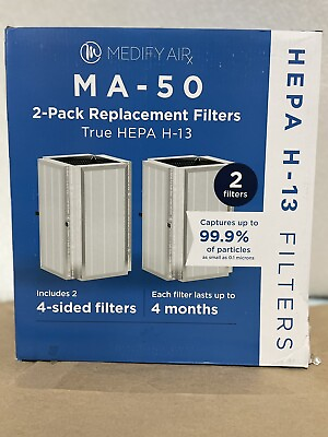#ad Genuine Medify H13 Filter Compatible W MA 50 Air Purifier Replacement PACK OF 2 $79.00