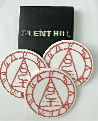 #ad LOOTCRATE Exclusive Loot Crate SILENT HILL Coasters Loot Gaming Set of 3 $19.99